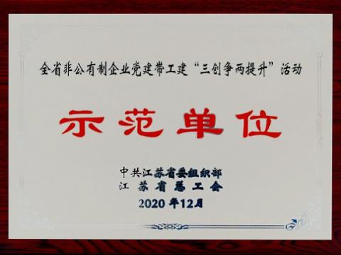 菠菜担保网集团荣获全省非公有制企业党建带工建 “三创争两提升”活动树模单位